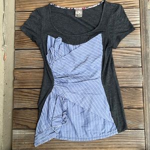 Anthropologie t-shirt with apron front - not you average tee
